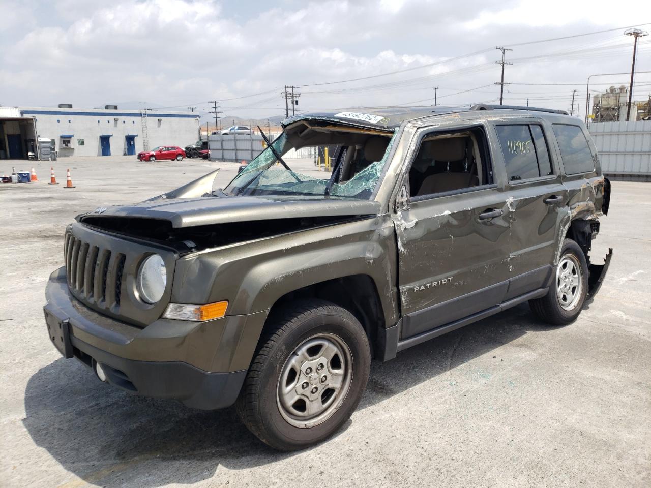 Photo 2 from auction – 2016 JEEP PATRIOT SP with VIN 1C4NJPBA2GD602256