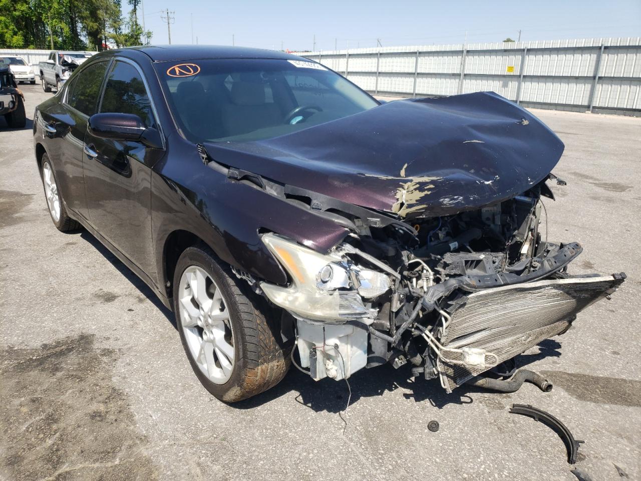 NISSAN MAXIMA S 2012 with VIN 1N4AA5AP9CC800427 - Photo from auction