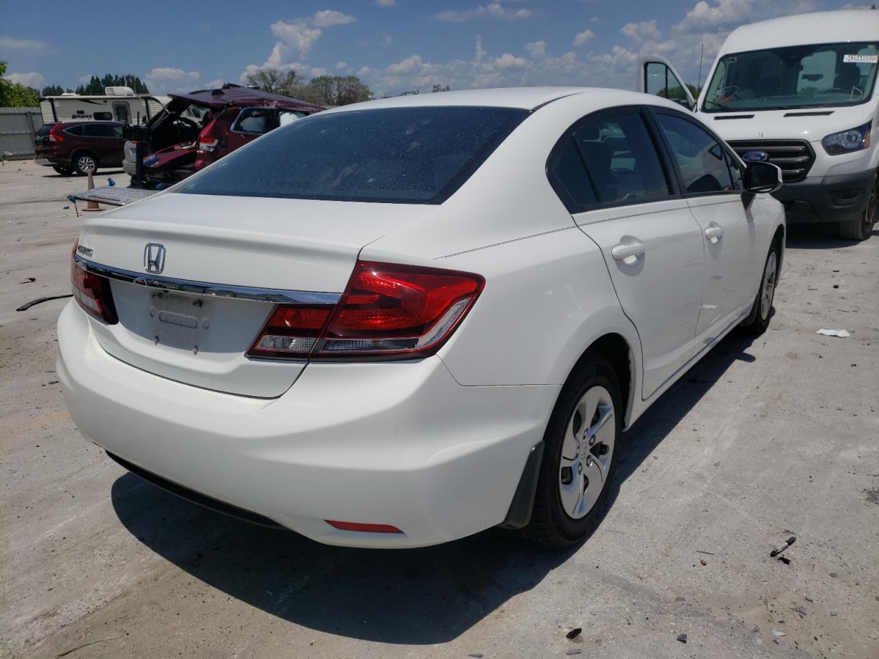 Photo 4 from auction – 2013 HONDA CIVIC LX with VIN 2HGFB2F58DH596271