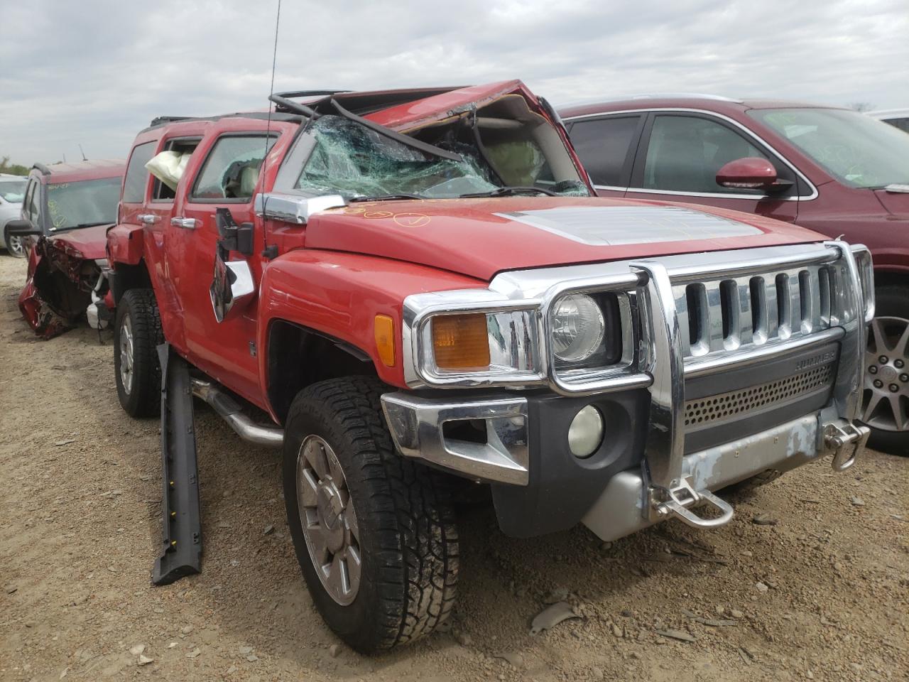 HUMMER H3 2008 with VIN 5GTEN13E988137979 - Photo from auction