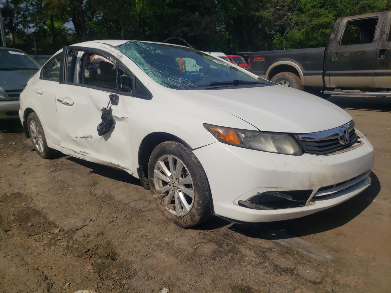 HONDA CIVIC EXL 2012 with VIN 2HGFB2F9XCH568568 - Photo from auction