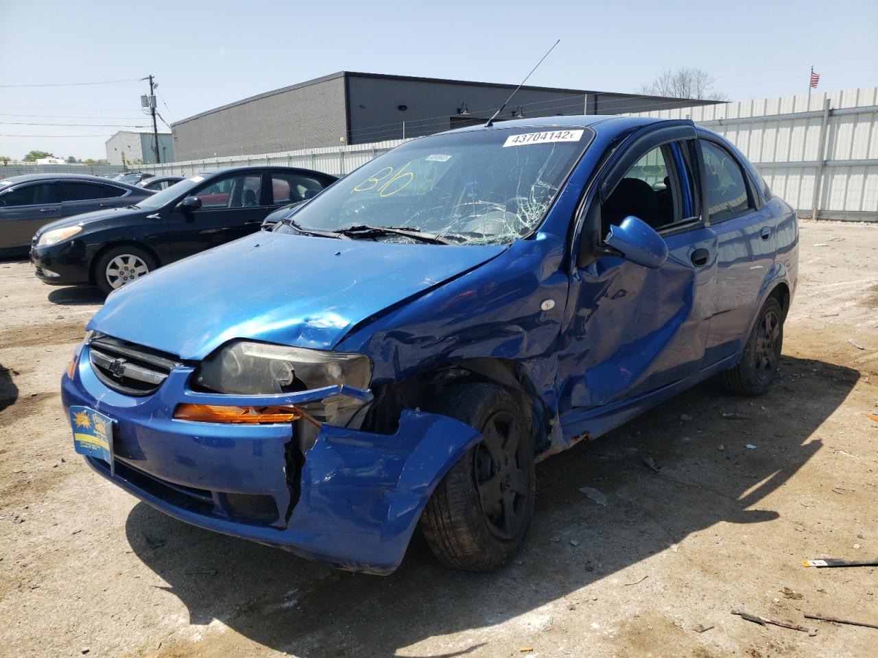 Photo 9 from auction – 2006 CHEVROLET AVEO BASE with VIN KL1TD56686B600540