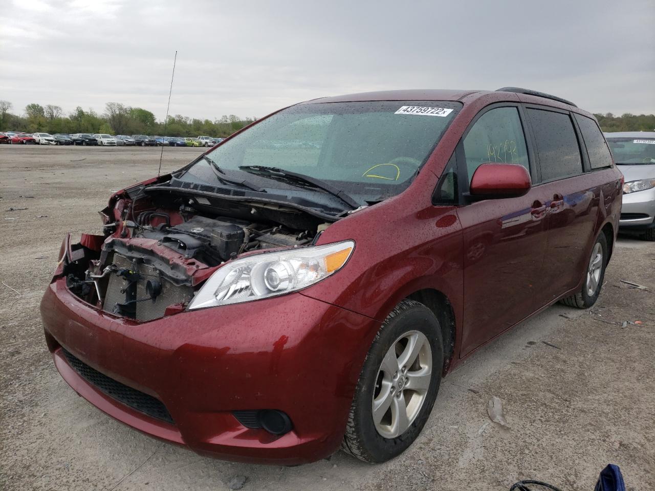 Photo 2 from auction – 2011 TOYOTA SIENNA LE with VIN 5TDKK3DC5BS005557