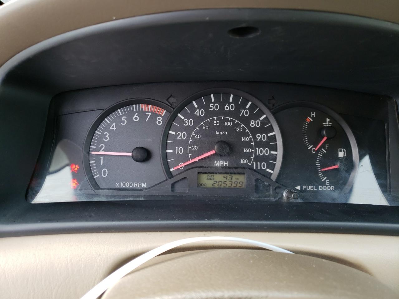 Photo 8 from auction – 2005 TOYOTA COROLLA CE with VIN 2T1BR32E65C360718