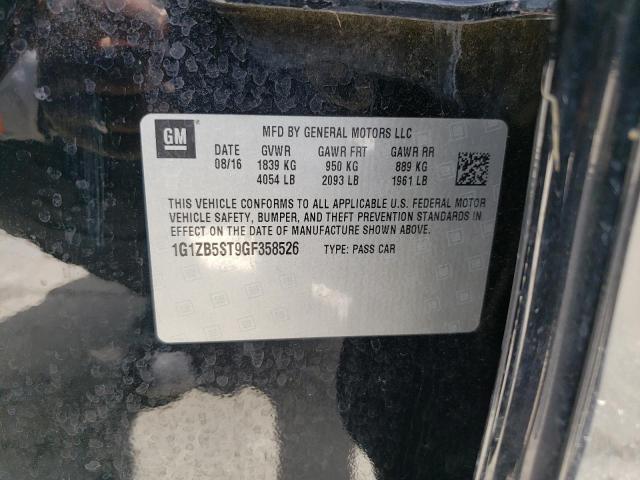 Photo 10 from auction – 2016 CHEVROLET MALIBU LS with VIN 1G1ZB5ST9GF358526