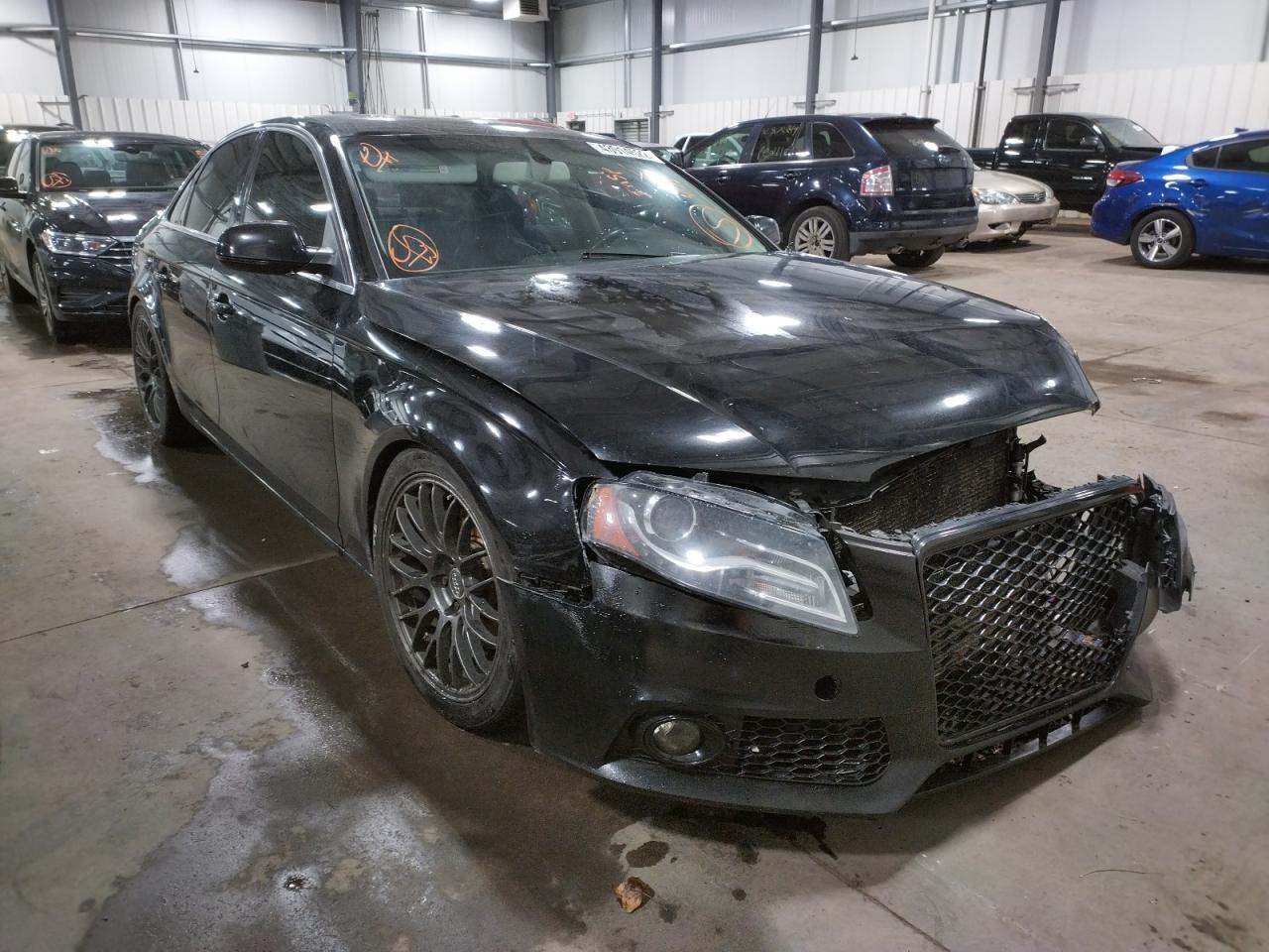 AUDI A4 PREMIUM 2010 with VIN WAUFFAFL1AN052027 - Photo from auction