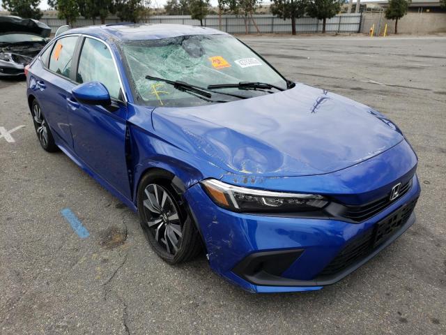 HONDA CIVIC EX 2022 with VIN 2HGFE1F78NH317079 - Photo from auction