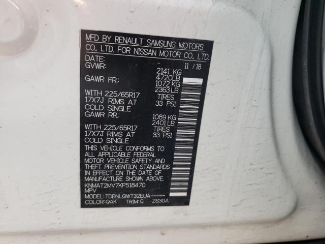 Photo 10 from auction – 2019 NISSAN ROGUE S with VIN KNMAT2MV7KP518470