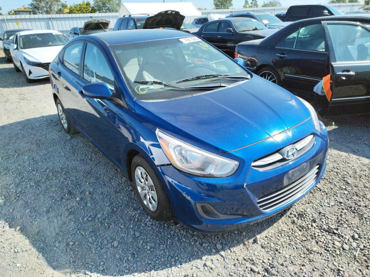 HYUNDAI ACCENT GLS 2015 with VIN KMHCT4AE5FU887274 - Photo from auction