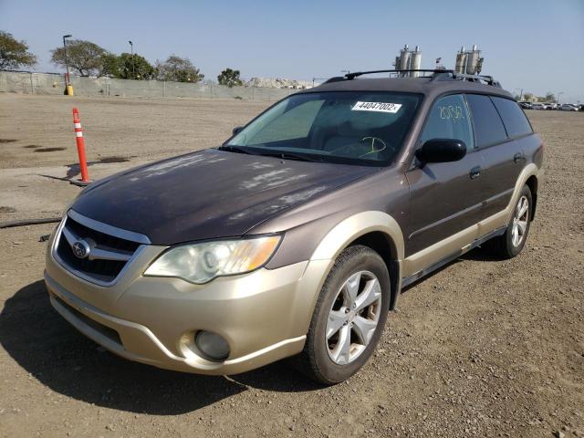 Photo 2 from auction – 2008 SUBARU OUTBACK 2. with VIN 4S4BP61C987323932