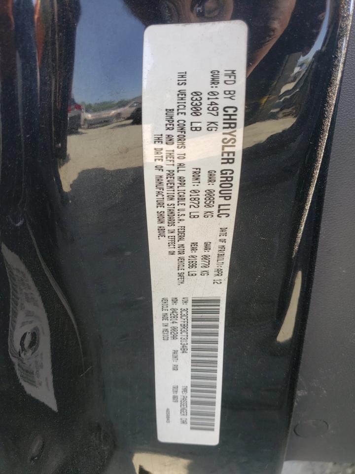 Photo 10 from auction – 2012 FIAT 500 SPORT with VIN 3C3CFFBR3CT313484