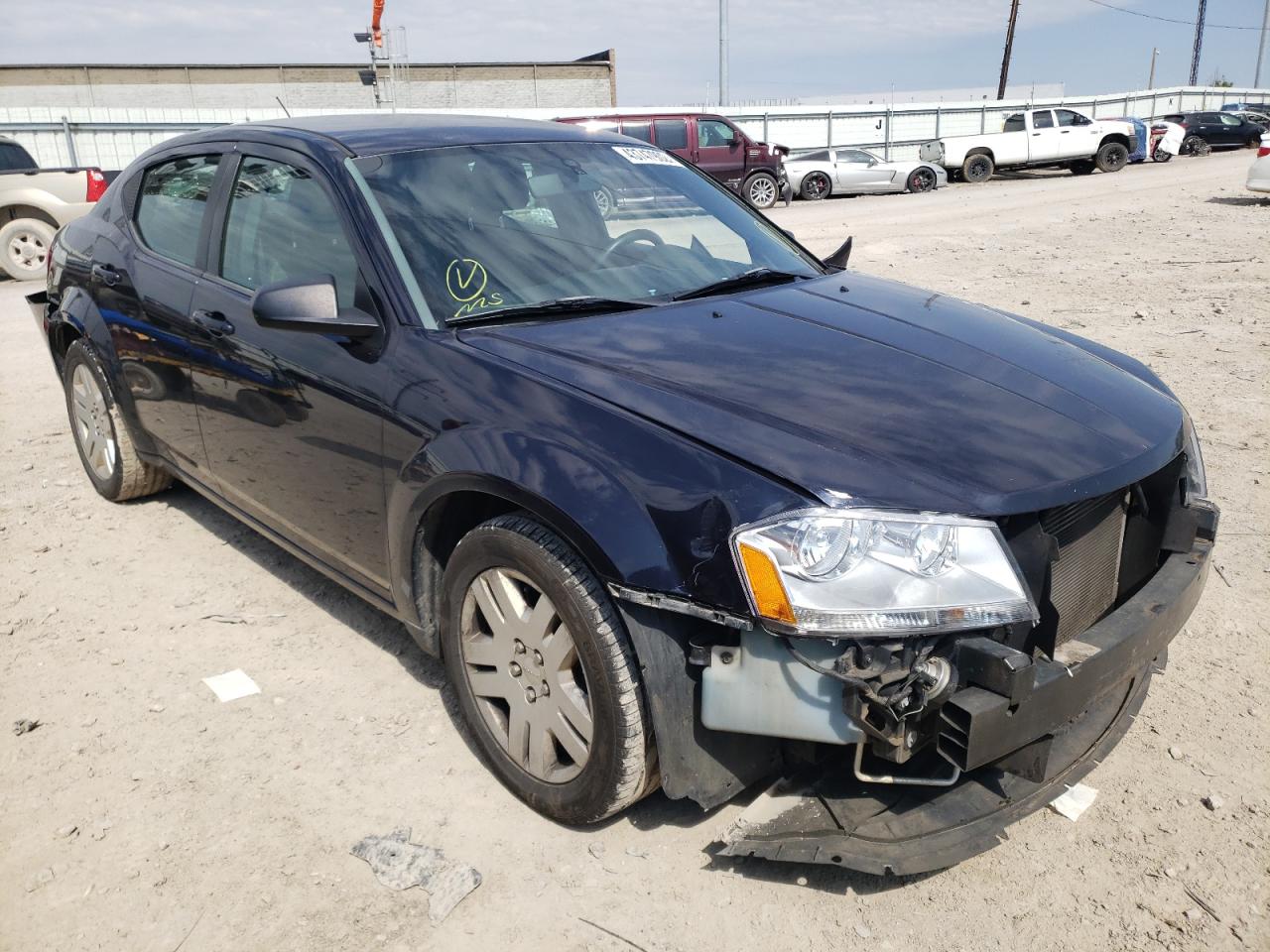 DODGE AVENGER 2012 with VIN 1C3CDZAB8CN112143 - Photo from auction