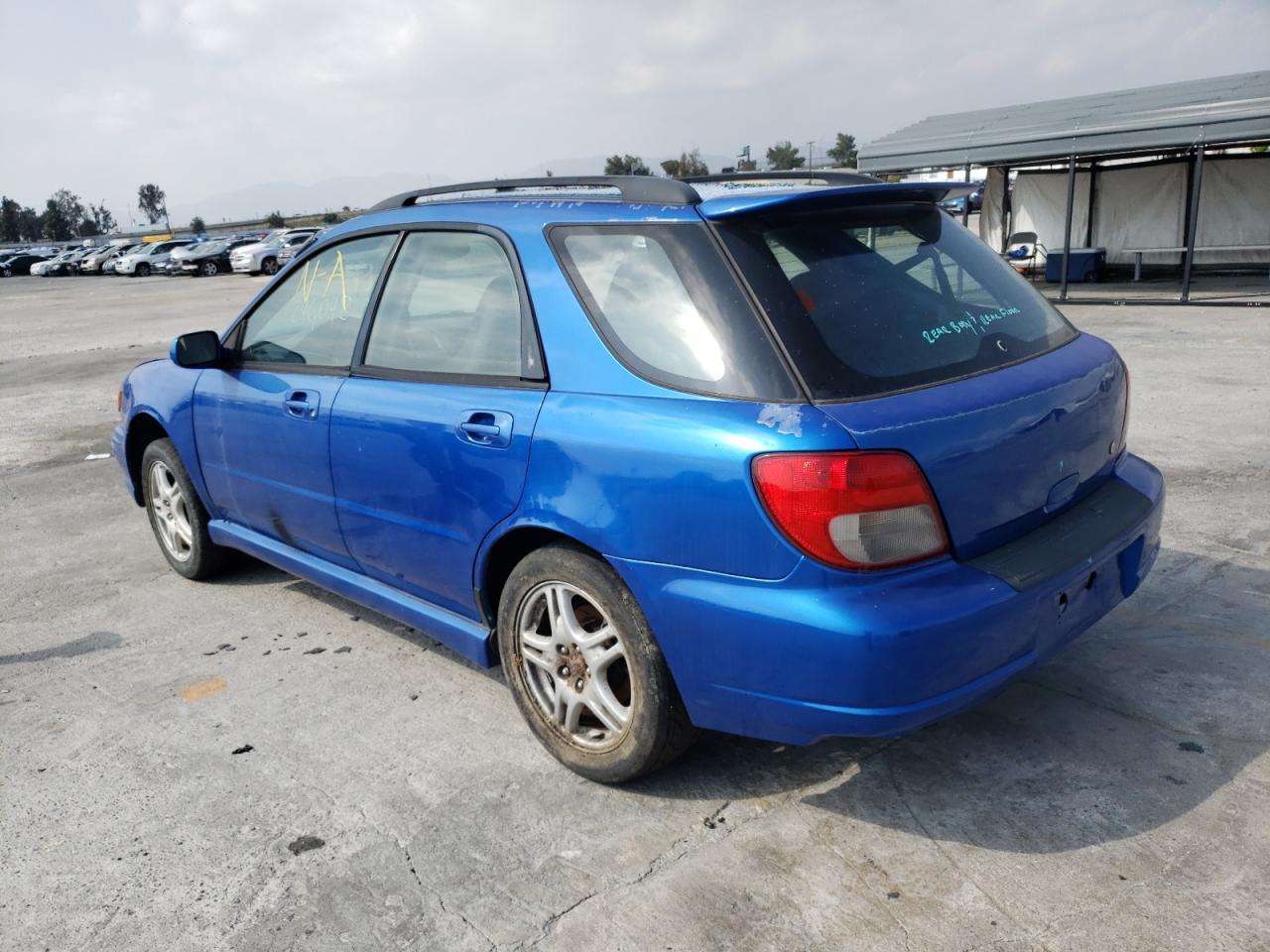 Photo 3 from auction – 2002 SUBARU IMPREZA WR with VIN JF1GG29602G810418