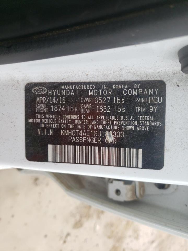 Photo 10 from auction – 2016 HYUNDAI ACCENT SE with VIN KMHCT4AE1GU139333