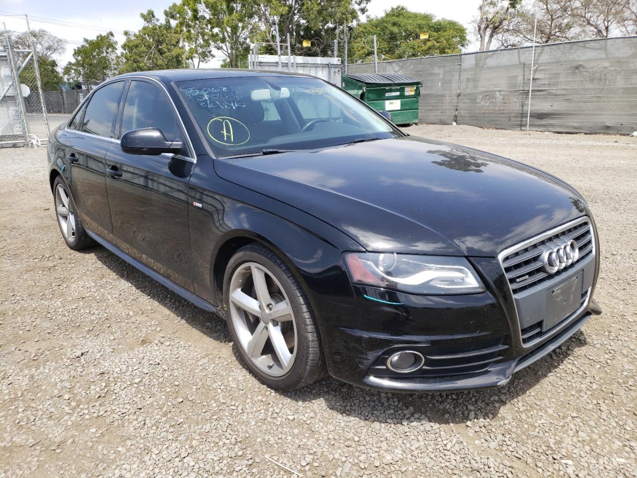 AUDI A4 PREMIUM 2012 with VIN WAUHFAFL3CN001625 - Photo from auction