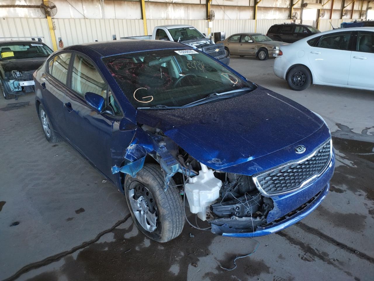 KIA FORTE LX 2017 with VIN 3KPFK4A73HE037926 - Photo from auction