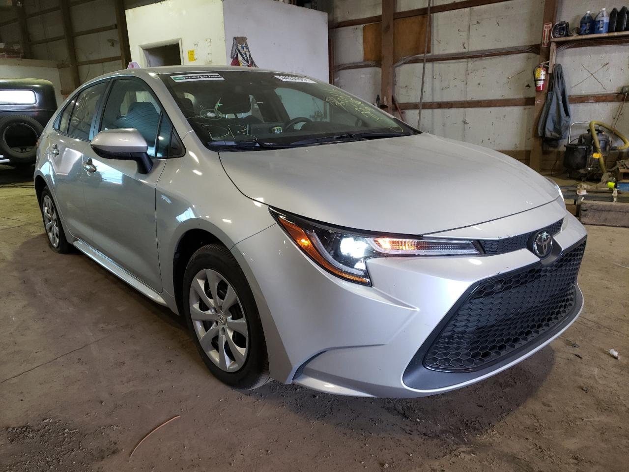 TOYOTA COROLLA LE 2021 with VIN 5YFEPMAE9MP254241 - Photo from auction