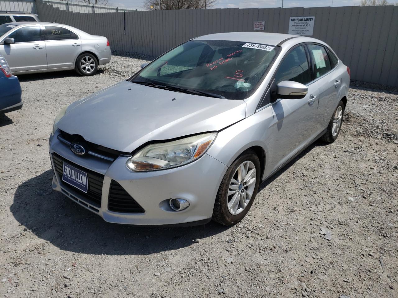 Photo 2 from auction – 2012 FORD FOCUS SEL with VIN 1FAHP3H29CL168881