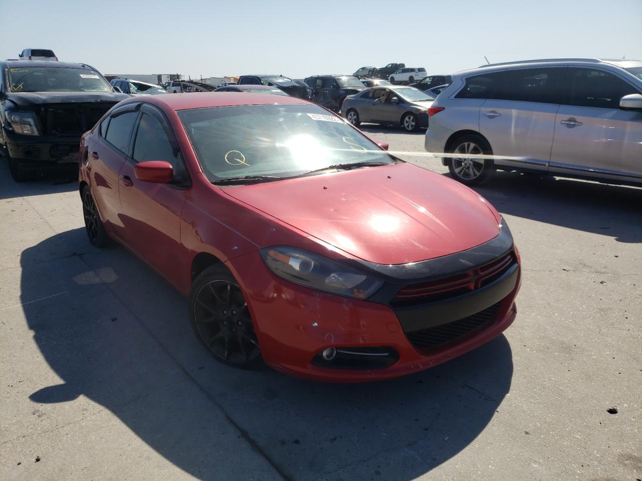 DODGE DART SXT 2013 with VIN 1C3CDFBH3DD640956 - Photo from auction