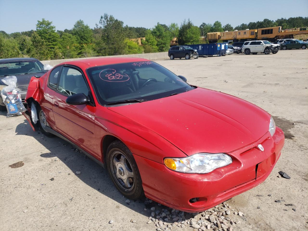 CHEVROLET MONTE CARL 2004 with VIN 2G1WW12E049222470 - Photo from auction