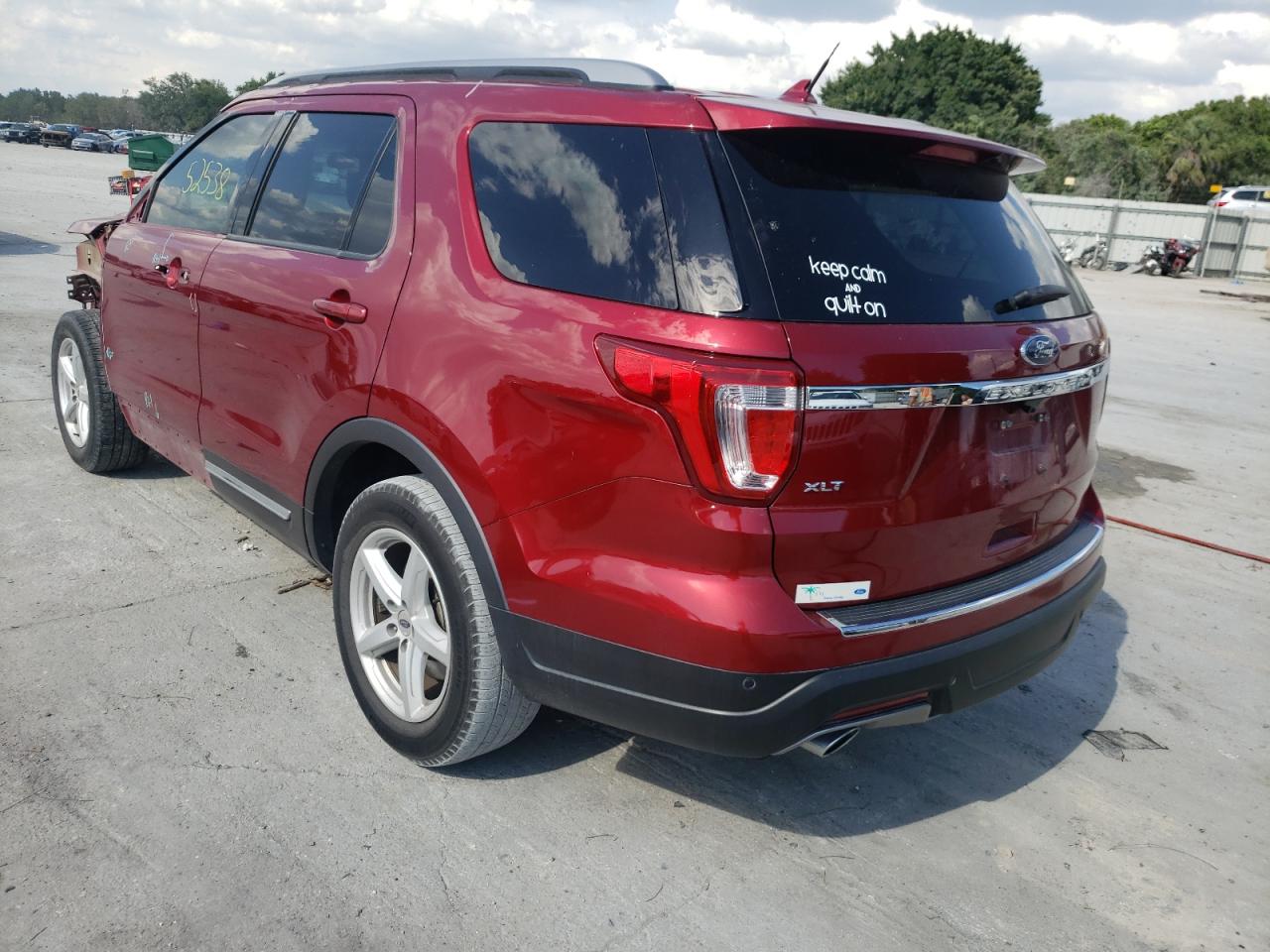 Photo 3 from auction – 2018 FORD EXPLORER X with VIN 1FM5K7D86JGB39854