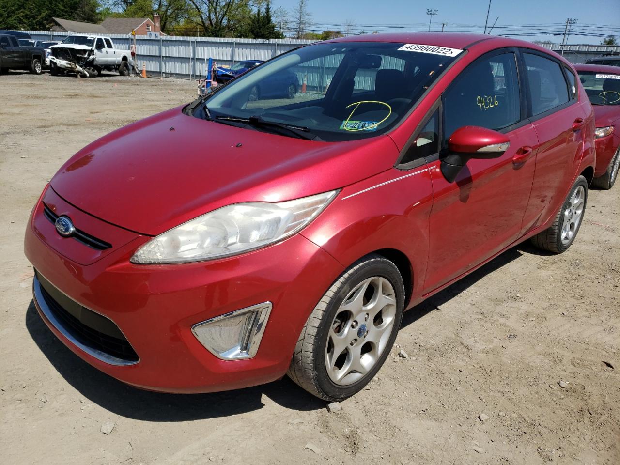 Photo 2 from auction – 2011 FORD FIESTA SES with VIN 3FADP4FJ9BM146018