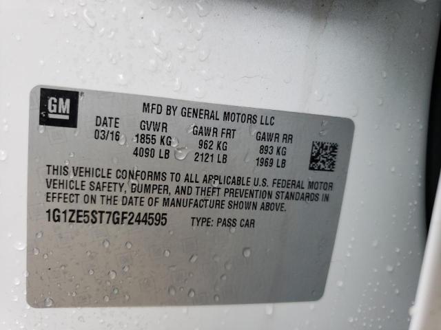 Photo 10 from auction – 2016 CHEVROLET MALIBU LT with VIN 1G1ZE5ST7GF244595