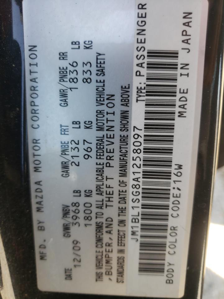 Photo 10 from auction – 2010 MAZDA 3 I with VIN JM1BL1SG8A1258097