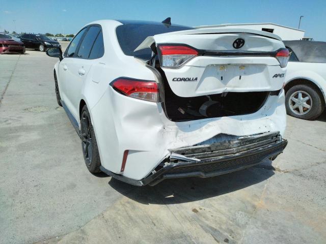 Photo 3 from auction – 2021 TOYOTA COROLLA SE with VIN 5YFM4MCE2MP069434