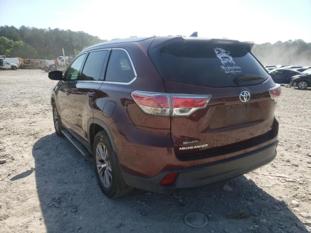 Photo 3 from auction – 2014 TOYOTA HIGHLANDER with VIN 5TDKKRFH2ES025751