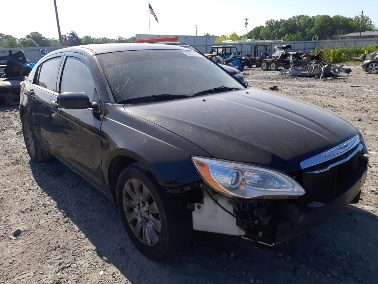 CHRYSLER 200 LX 2013 with VIN 1C3CCBABXDN561156 - Photo from auction