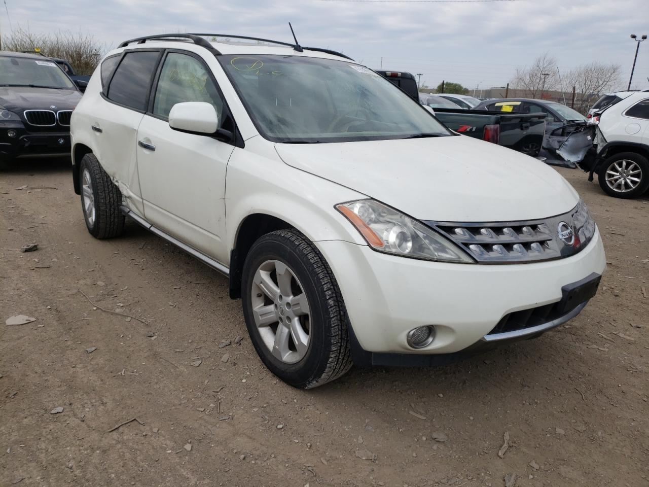 NISSAN MURANO SL 2007 with VIN JN8AZ08W87W657286 - Photo from auction