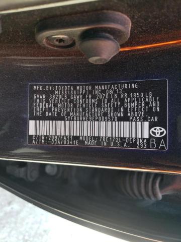 Photo 10 from auction – 2014 TOYOTA COROLLA with VIN 5YFBURHE9EP009570