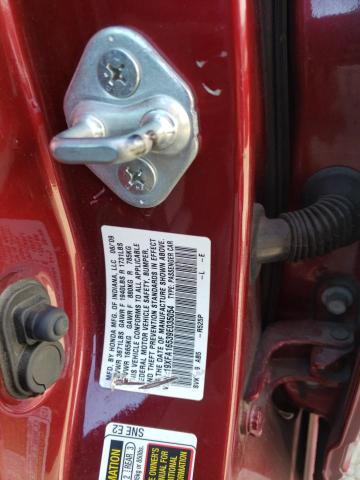 Photo 10 from auction – 2009 HONDA CIVIC LX with VIN 19XFA16539E035054