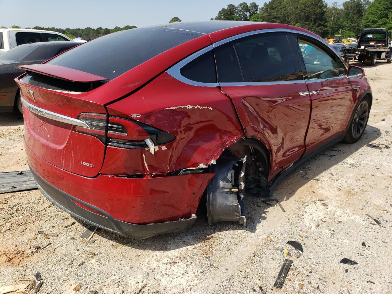 Photo 4 from auction – 2018 TESLA MODEL X with VIN 5YJXCBE25JF101677