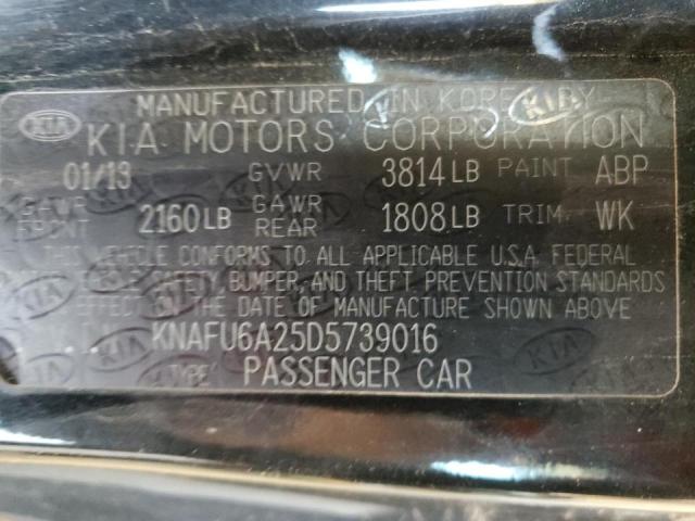 Photo 10 from auction – 2013 KIA FORTE EX with VIN KNAFU6A25D5739016