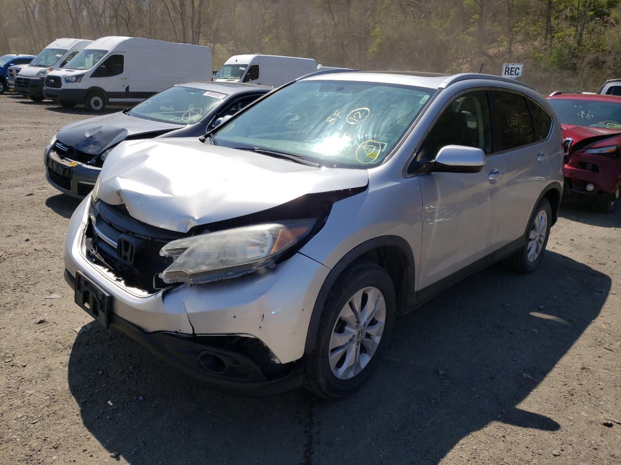 Photo 2 from auction – 2012 HONDA CR-V EXL with VIN 2HKRM4H79CH601399