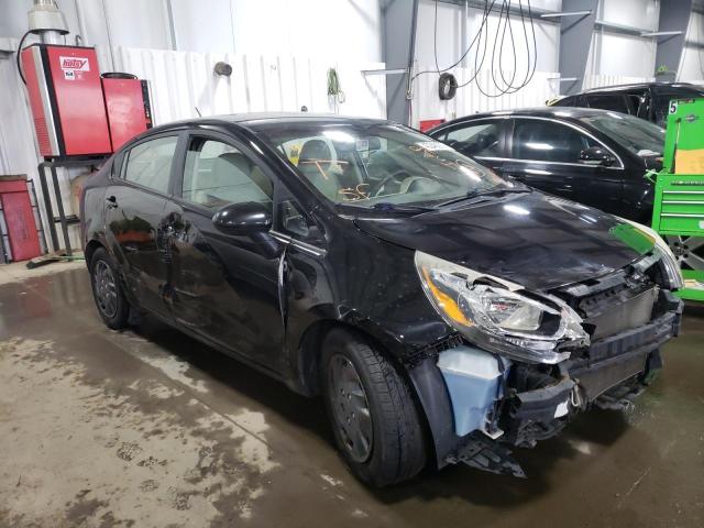 KIA RIO LX 2013 with VIN KNADM4A37D6188621 - Photo from auction