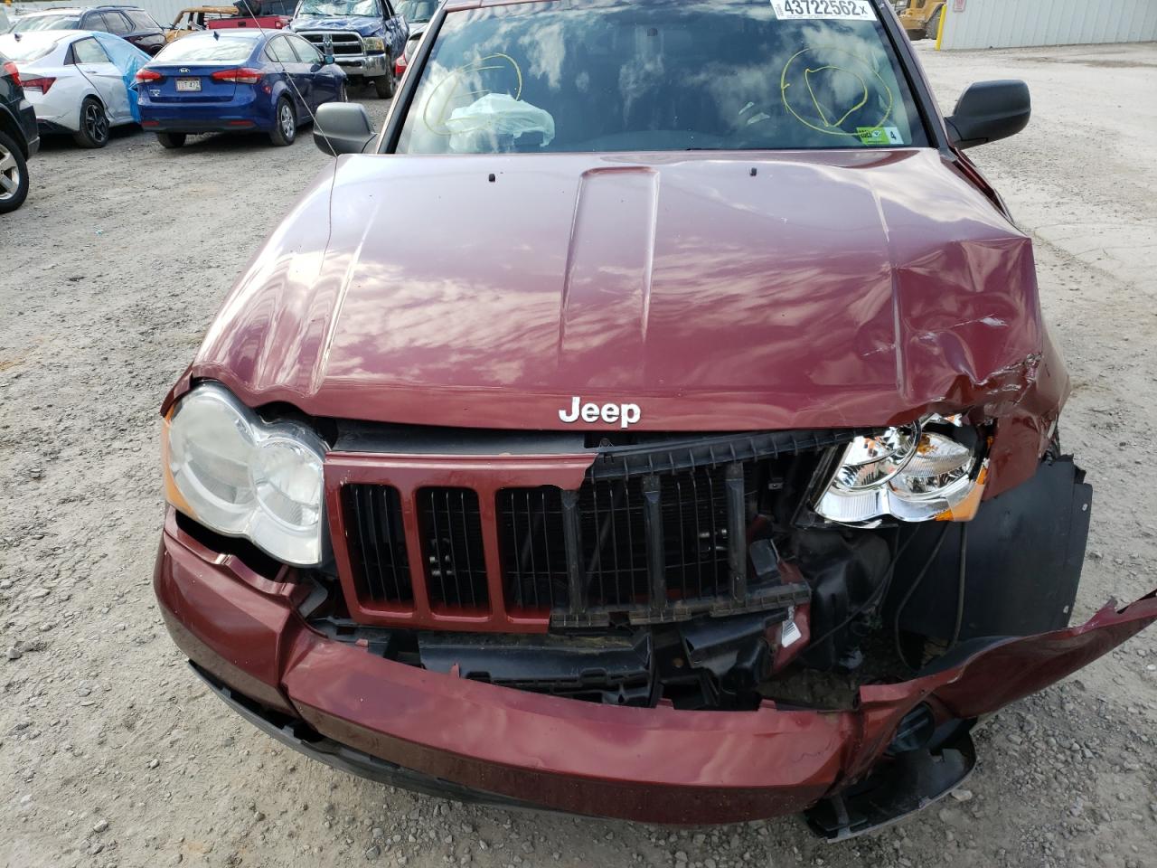 Photo 7 from auction – 2008 JEEP GRAND CHER with VIN 1J8GR48K68C216035