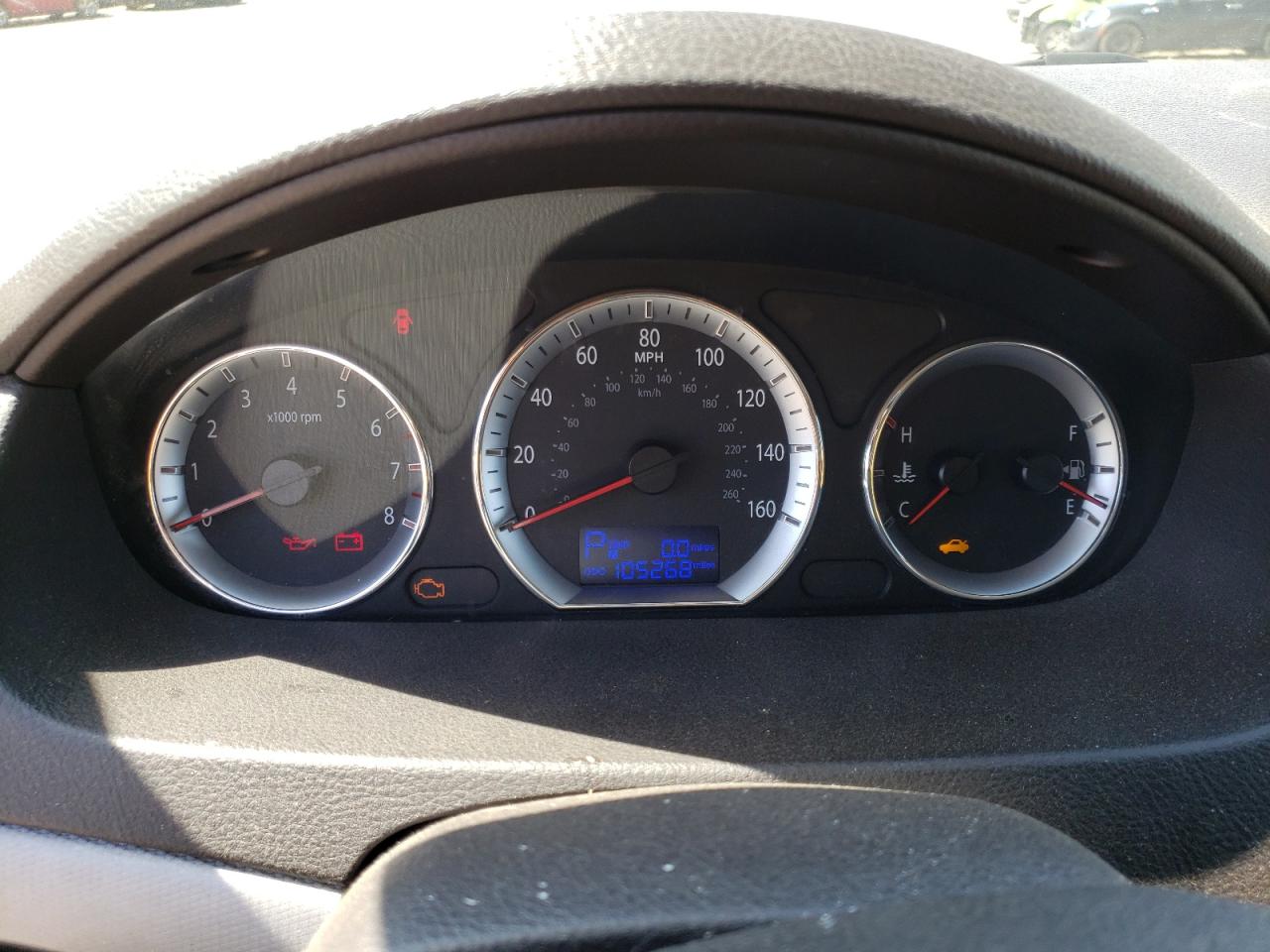Photo 8 from auction – 2009 HYUNDAI SONATA GLS with VIN 5NPET46C09H460331