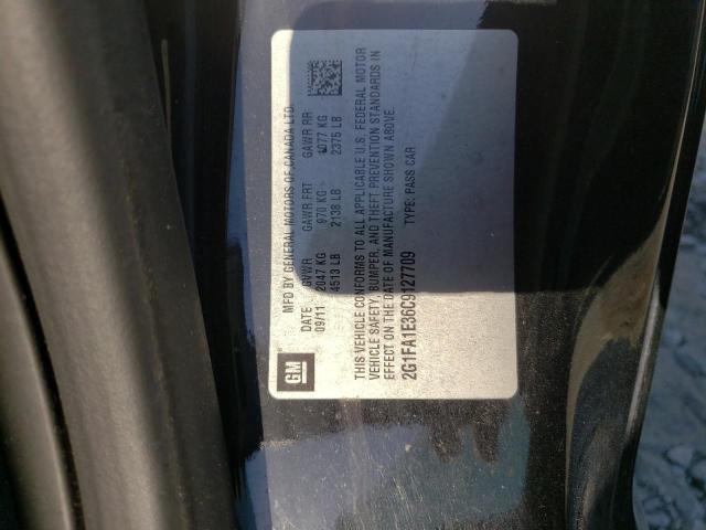CHEVROLET CAMARO LS 2012 with VIN 2G1FA1E36C9127709 - Photo from auction
