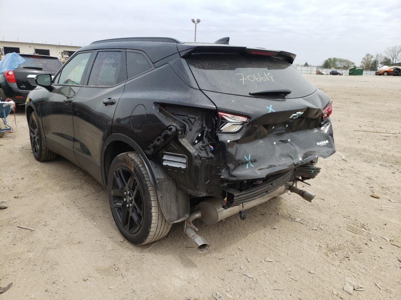 Photo 3 from auction – 2020 CHEVROLET BLAZER 2LT with VIN 3GNKBCRS3LS706618