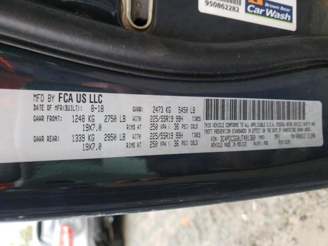 Photo 10 from auction – 2018 DODGE JOURNEY CR with VIN 3C4PDCGG0JT491360