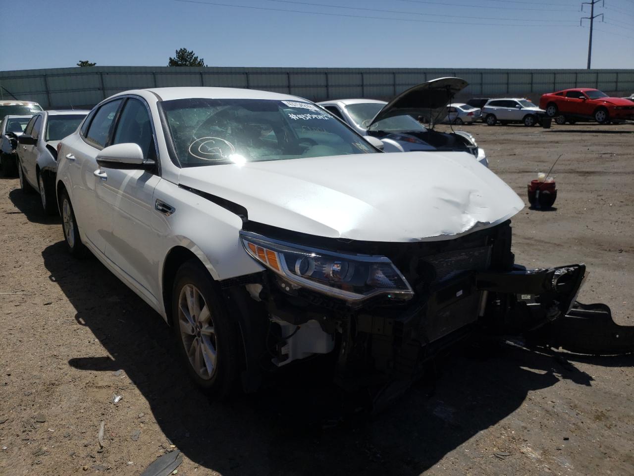 KIA OPTIMA LX 2016 with VIN KNAGT4L32G5076719 - Photo from auction