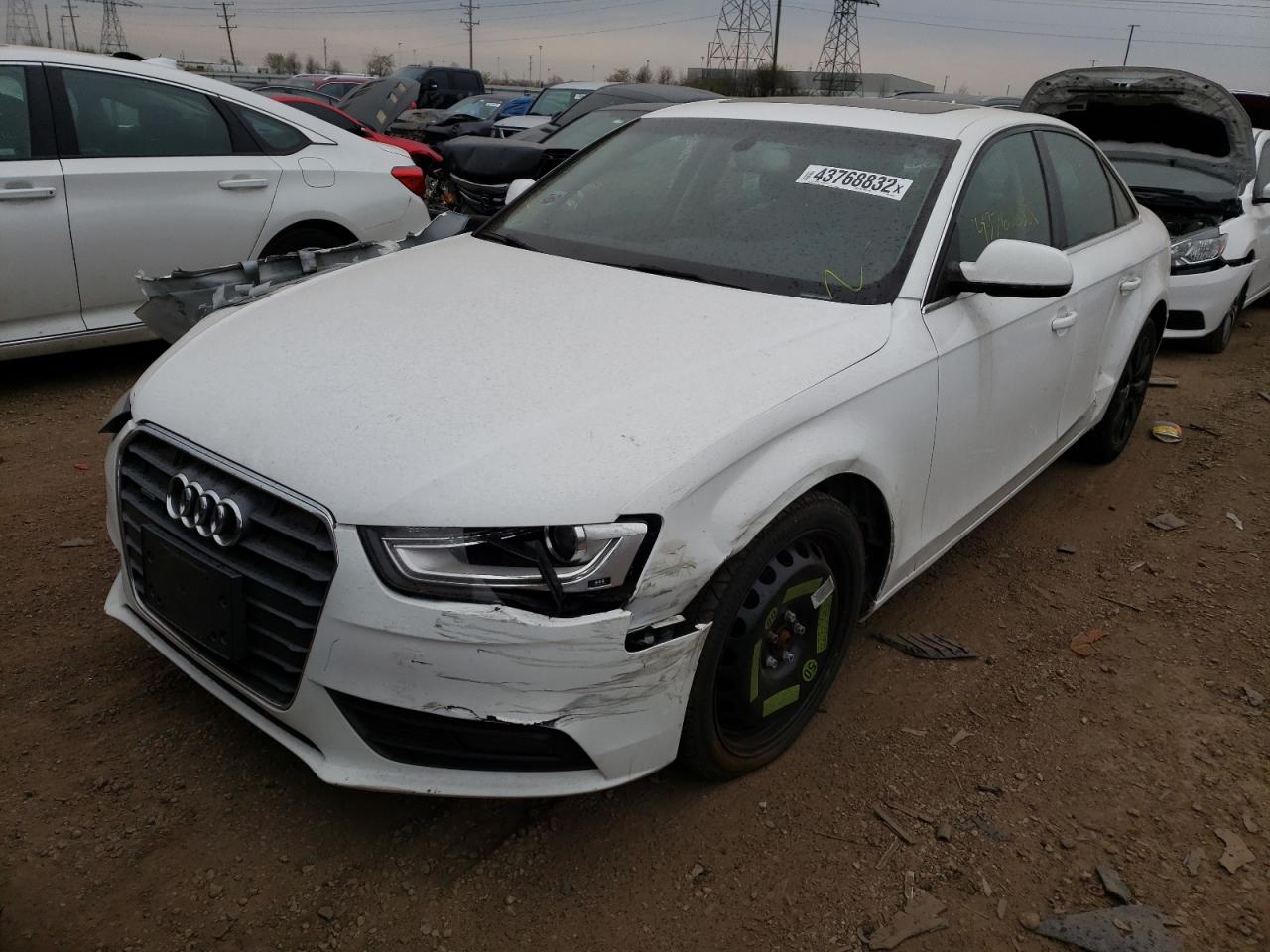 Photo 2 from auction – 2013 AUDI A4 PREMIUM with VIN WAUBFAFL6DN004641