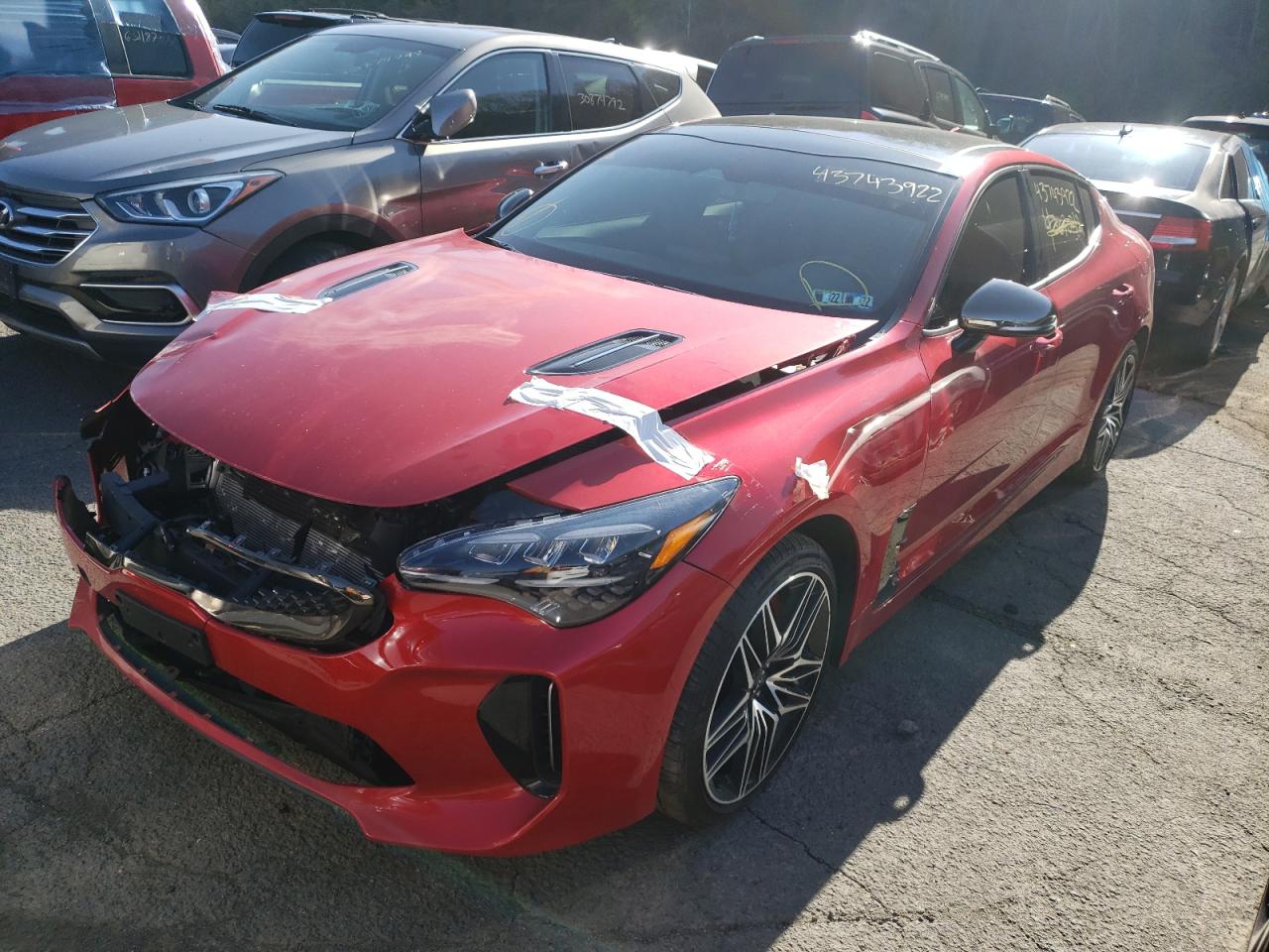 Photo 2 from auction – 2022 KIA STINGER GT with VIN KNAE45LC2N6107534