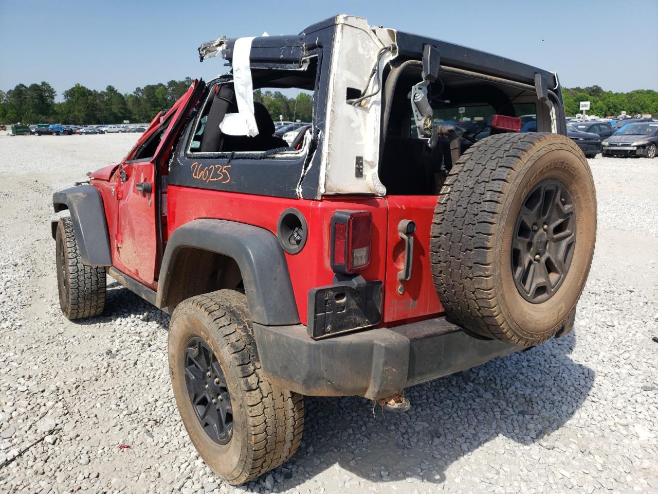 Photo 3 from auction – 2015 JEEP WRANGLER S with VIN 1C4AJWAG7FL602112
