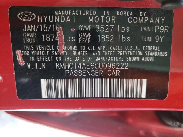 Photo 10 from auction – 2016 HYUNDAI ACCENT SE with VIN KMHCT4AE6GU096222