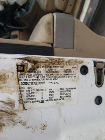 Photo 10 from auction – 2005 CHEVROLET EQUINOX with VIN 2CNDL73F756179973