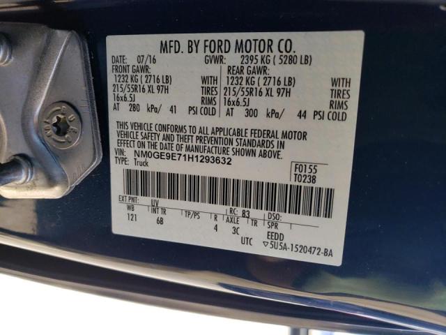 Photo 10 from auction – 2017 FORD TRANSIT CO with VIN NM0GE9E71H1293632